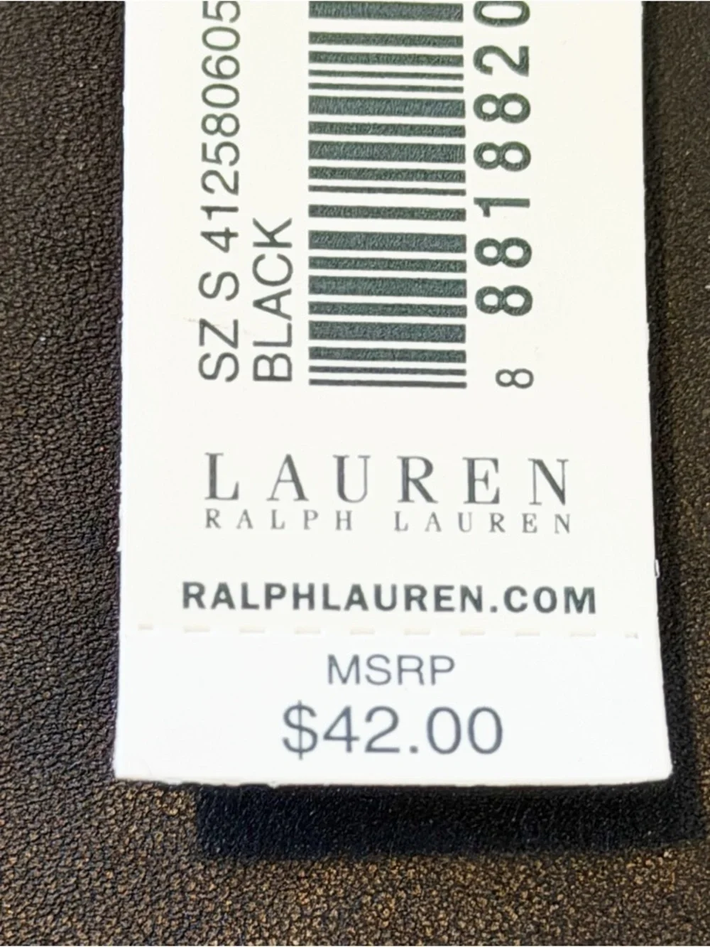 Lauren Ralph Lauren Black Belt Sz S Statement Classic Modern Gold Evening Career